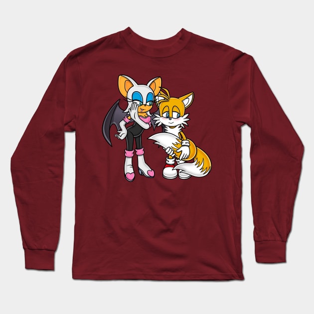 Tails' awkward crush Long Sleeve T-Shirt by Zoryan Kvit